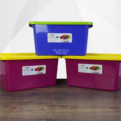 Kutije za odlaganje – Kutije za igračke set (3kom) 16L Fun Box
