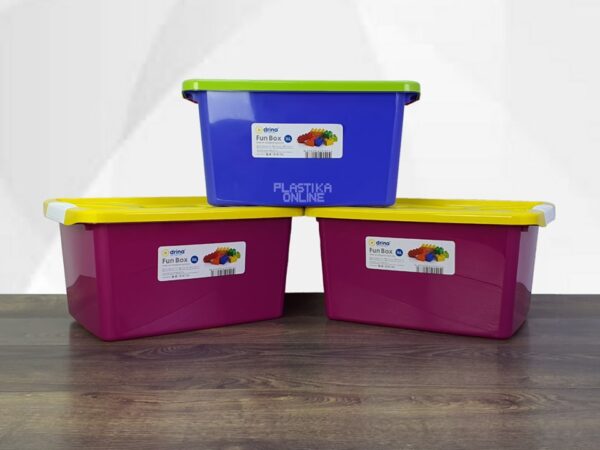 Kutije za igračke set (3kom) 16L Fun Box