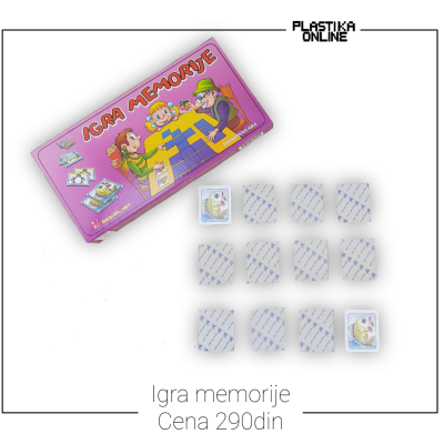 IGRA MEMORIJE, društvena igra