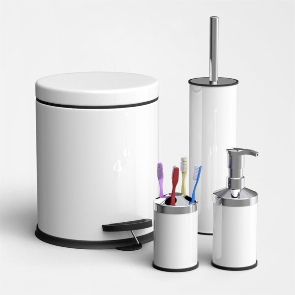 Set za kupatilo 4u1 INOX , moderno kupatilo, dugotrajni set za kupatilo, INOX set za kupatilo