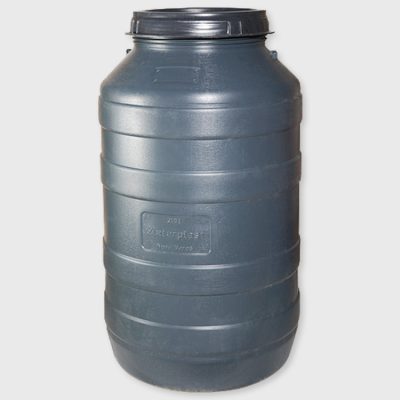 BURE SIVO SA POKLOPCEM 200l