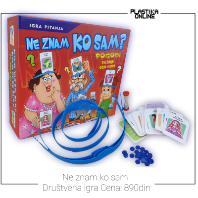 ne znam ko sam drustvena igra, igra pitanja, pitanja za decu, drustvene igre za decu, razvoj govorno-jezičkih veština kod dece