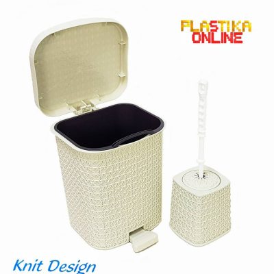 Kupatilski set 2/1 KNIT(pedalka,četka)