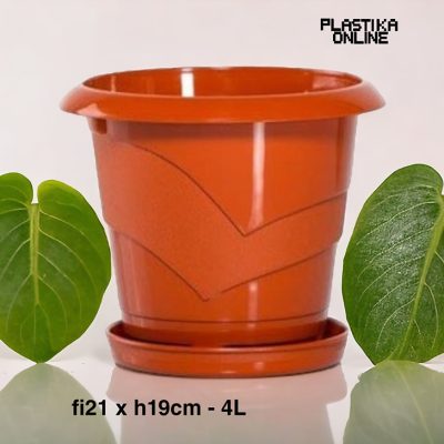 Saksija Peskirana Ø21 H 19,7 / 4L