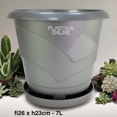 Saksija Peskirana Ø26 H 23,8 / 7L