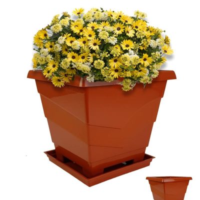 Saksija četvrtasta 25X25H24,5 / 8L