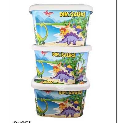 Kutije za odlaganje – Ukrasne kutije set 3 kom dinosaurus