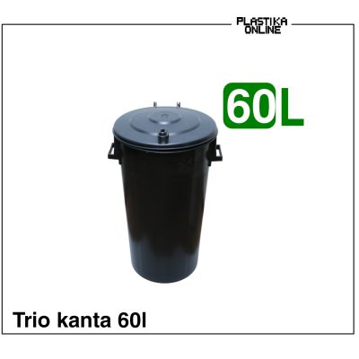Kanta TRIO sa poklopcem 60l