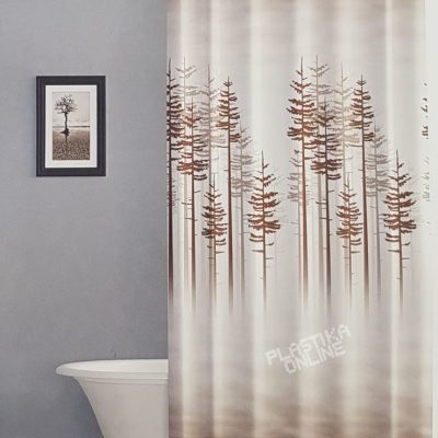 Jednodelna zavesa za kupatilo 180x200 , zavesa za tuš kabinu, zavesa za kadu, poliesterska zavesa za kupatilo, dugotrajna zavesa za kupatilo