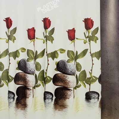 Jednodelna zavesa za kupatilo 180x200 , zavesa za tuš kabinu, zavesa za kadu, poliesterska zavesa za kupatilo, dugotrajna zavesa za kupatilo