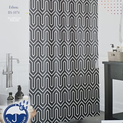 Jednodelna zavesa za kupatilo 180x200 ETHNIC