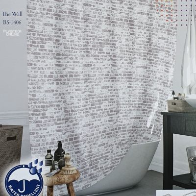 Jednodelna zavesa za kupatilo 180x200 , zavesa za tuš kabinu, zavesa za kadu, poliesterska zavesa za kupatilo, dugotrajna zavesa za kupatilo