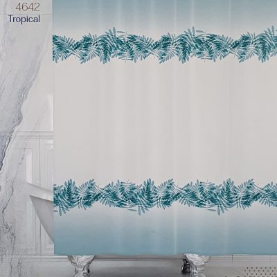 Jednodelna zavesa za kupatilo 180x200 cm Tropical
