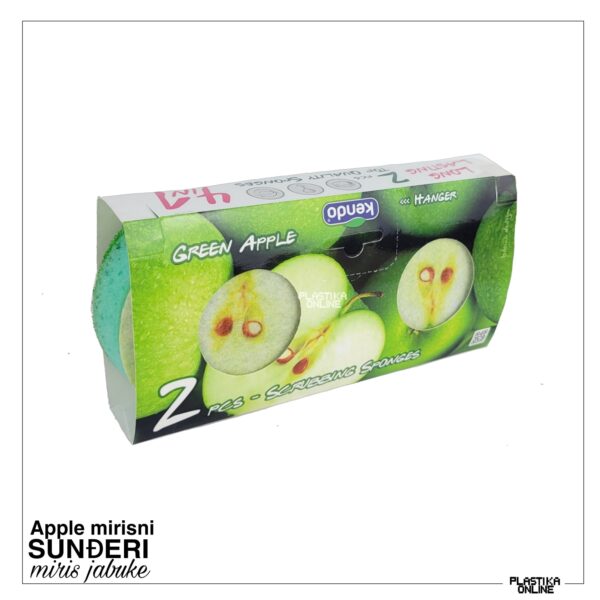 Mirisni sunđer - 2 kom Sunđer za pranje posuđa, Sunđer sa mirisom limuna, Sunđer za delikatno pranje , Sunđer za teže zaprljane stvari