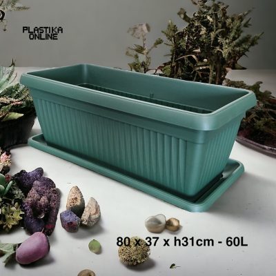 Žardinjera 80*37*31CM'Mediteran' duboka sa podmetačem