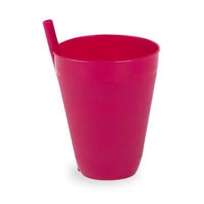 Plastična Čaša sa slamčicom