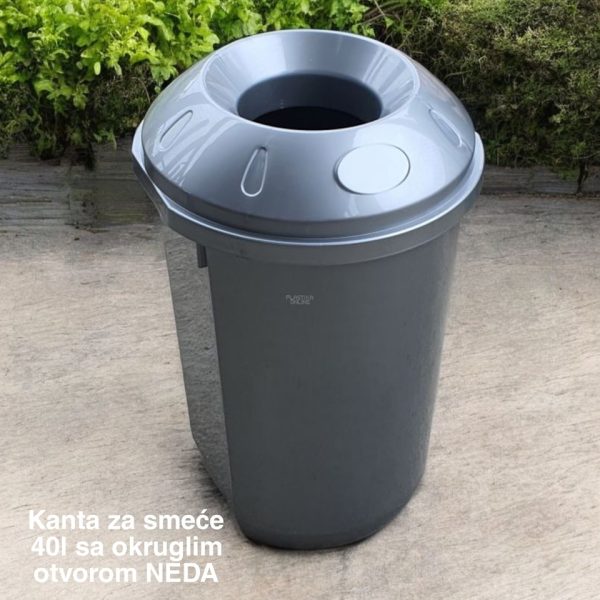 Kanta za smeće od 40l sa okruglim otvorom Neda