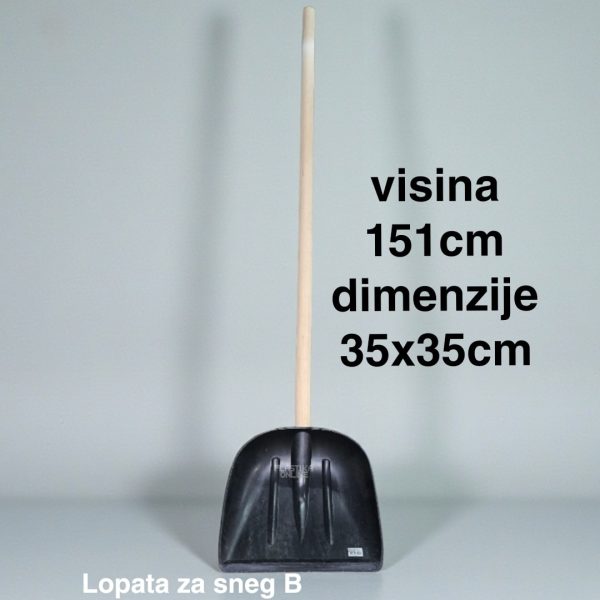 Lopata za sneg B 151 cm, Plastična lopata za sneg, Lopata za sneg sa dugom drškom , lopate za sneg, Lopata za čišćenje snega