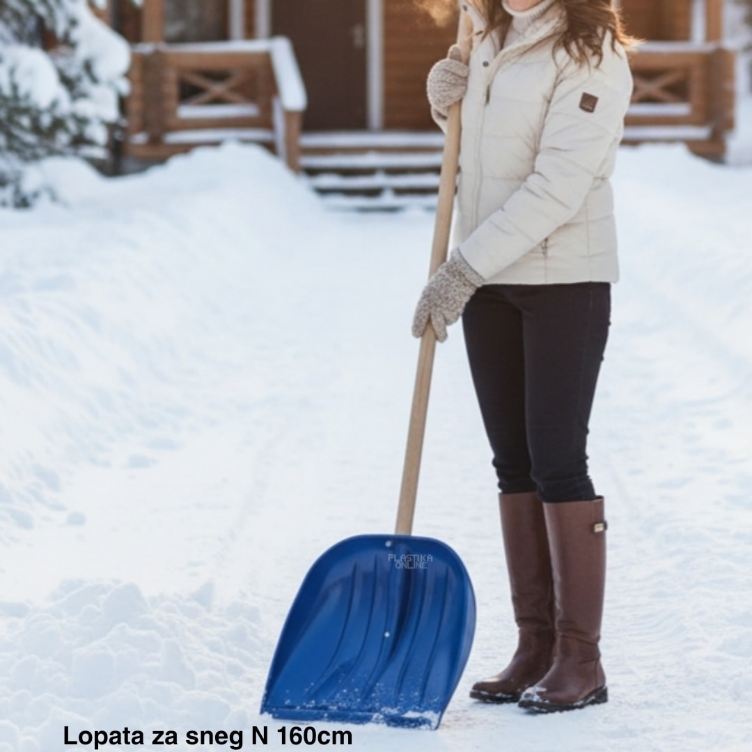 Lopata za sneg N 160 cm, plastične lopate za sneg,