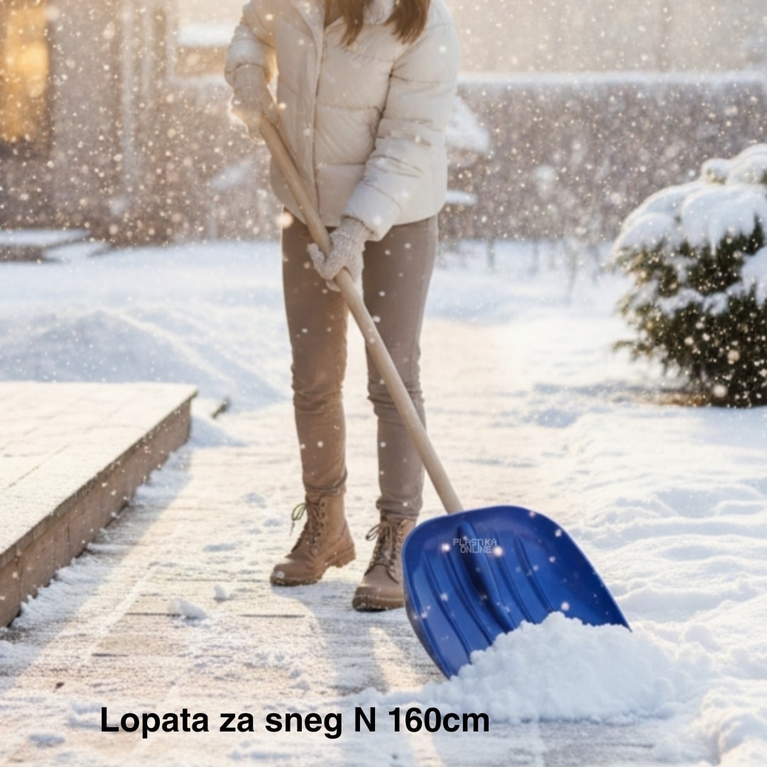 Lopata za sneg N 160 cm, plastične lopate za sneg,