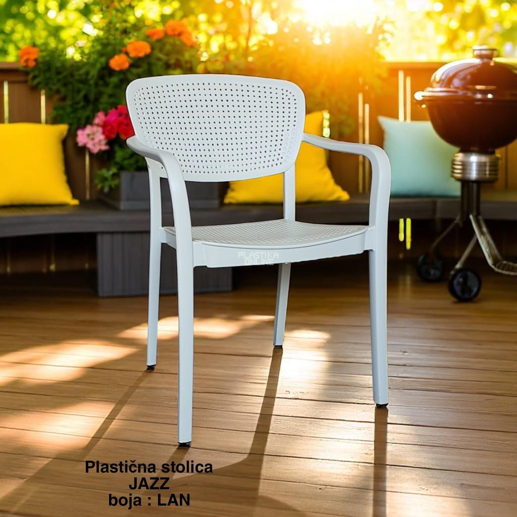 plasticna stolica jazz 7070, bastenska stolica, plasticni namestaj, plasticne stolice za restorane, plasticne stolice za kafice