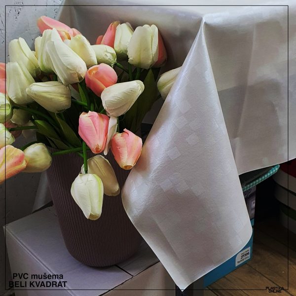 PVC mušema BELI KVADRAT 140 / 10