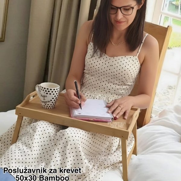 Poslužavnik za krevet 50x30 Bamboo