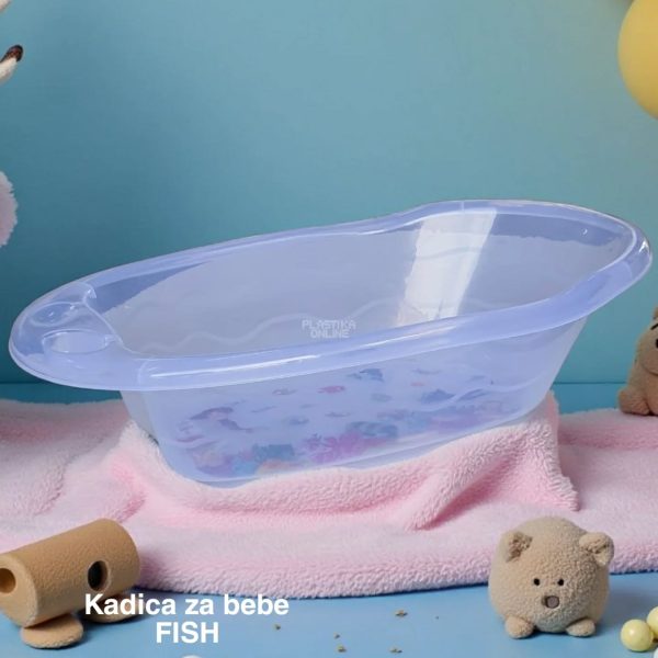 Kadica za bebe FISH 86x51x23 cm, kadice za bebe, Kadica za bebe, idealna kadica za kupanje beba providna