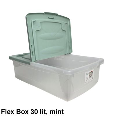 Kutija za odlaganje sa savijajućim poklopcem FLEX 30L MINT