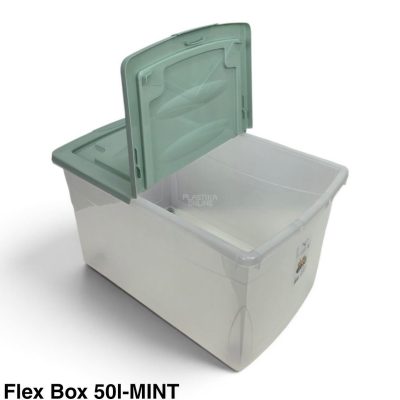 Kutija za odlaganje sa savijajućim poklopcem FLEX 50L-MINT