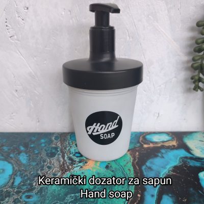 Keramički dozator za sapun 320 ml Hand soap