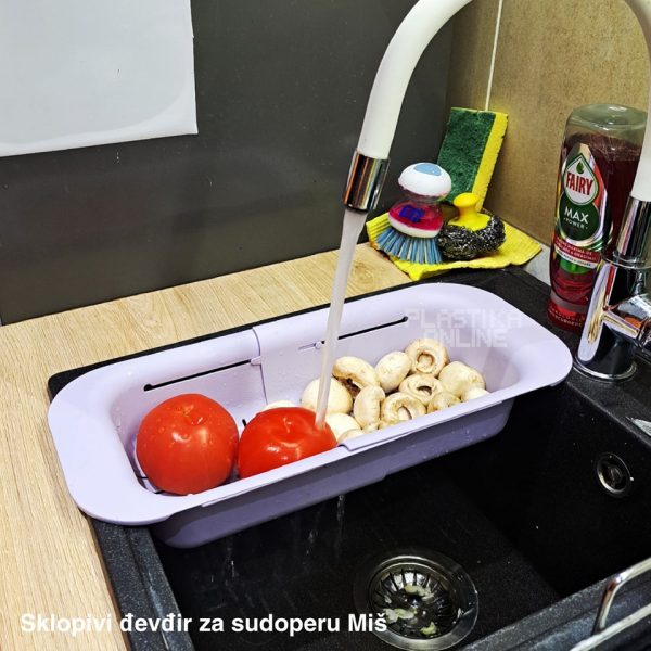 sklopivi djevdjir za sudoperu h9 miš , djevdjir, rasklopiva cedka