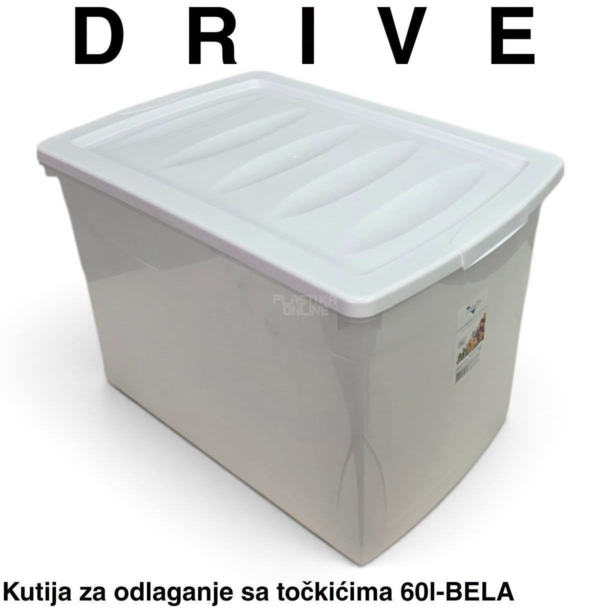Kutija za odlaganje Family box DRIVE 60 L BELA