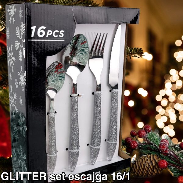GLITTER set escajga 16/1