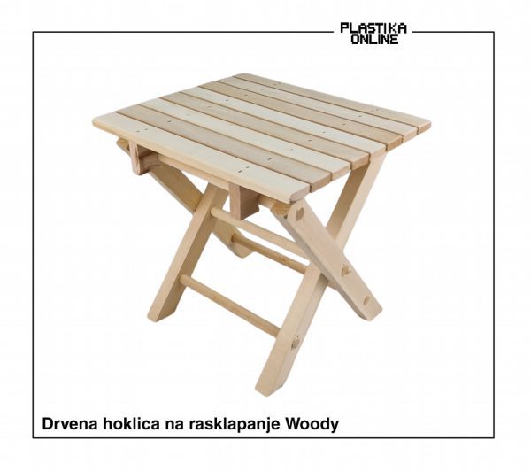 Hoklica na rasklapanje Woody h31, hoklica na rasklapanje, drvena hoklica, rasklopiva hoklica, hoklica za 120kg, prenosiva hoklica