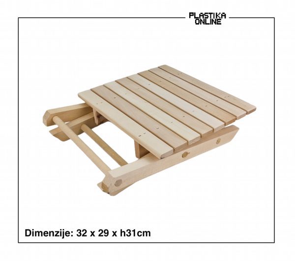 Hoklica na rasklapanje Woody h31, hoklica na rasklapanje, drvena hoklica, rasklopiva hoklica, hoklica za 120kg, prenosiva hoklica