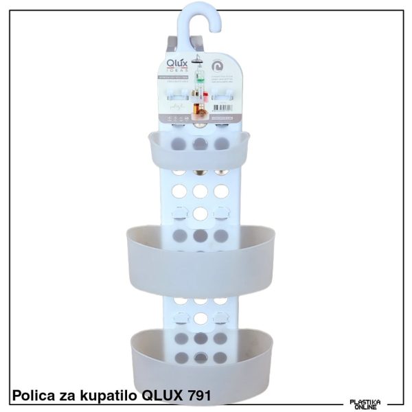 Kupatilska polica sa kukom Qlux 791 - Image 2