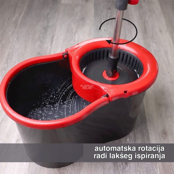 Spin Mop džoger , spin mop rotirajuci džoger, spin mop dzoger, rotirajuci dzoger, proff mop set