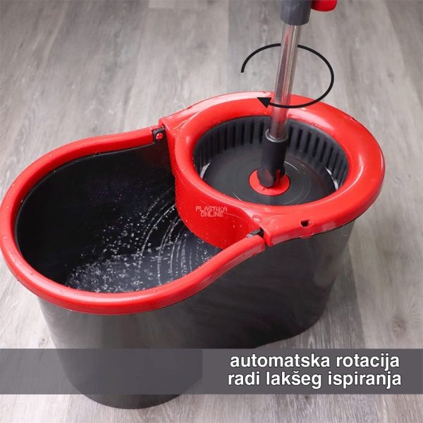 Spin Mop džoger , spin mop rotirajuci džoger, spin mop dzoger, rotirajuci dzoger, proff mop set