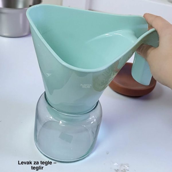 LEVAK ZA TEGLE, Plastični levak za tegle, Levak za tegle za zimnicu, plastični levak za tegle, teglir