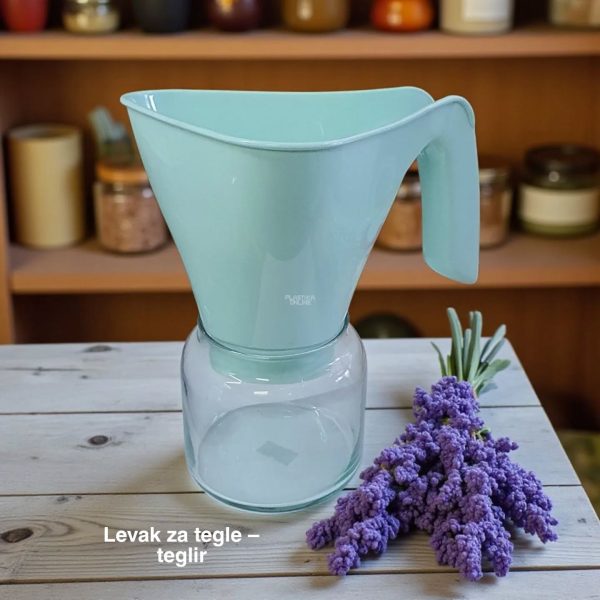 LEVAK ZA TEGLE, Plastični levak za tegle, Levak za tegle za zimnicu, plastični levak za tegle, teglir