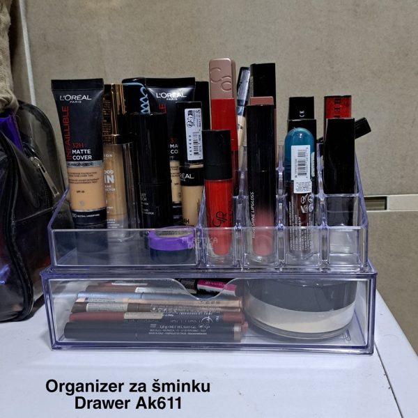 Organizer za šminku Drawer AK611, organizer za sminku, kutija za sminku, organizeri za sminku