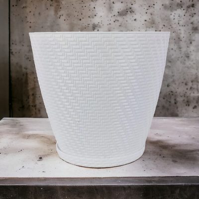 Velika Saksija NORA fi 45cm h42cm - 50L - BELA