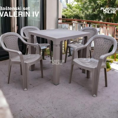baštenski set Valerin sa 4 stolice