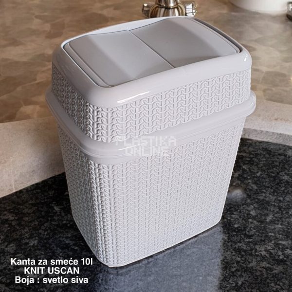 Kanta za Smeće 10L , plastična kanta za smeće, klik klak kanta, mala kanta za smeće