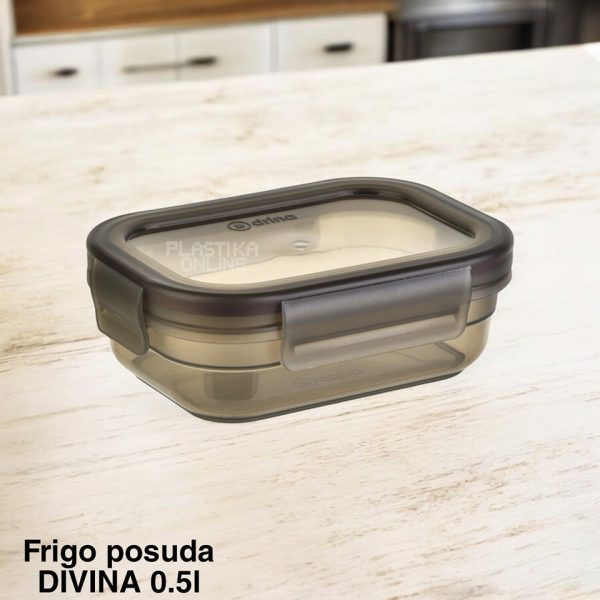 Frigo Posuda Divina 0.5L, hermeticka posuda, posude za hranu za posao, frigo posuda, posude za hranu