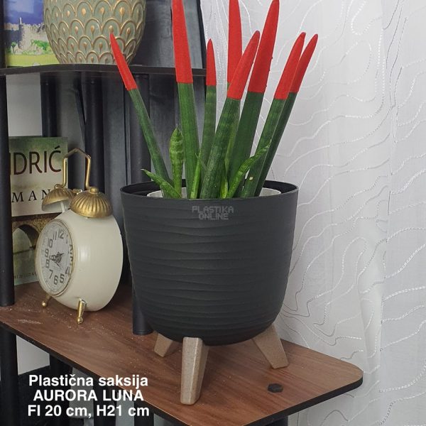 Saksija sa nogicama fi20, saksije za dvoriste, plasticne saksije za cvece, plasticna saksija sa nogicama