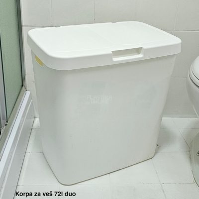 Korpa za veš 72l, korpe za ves, korpa za ves, plasticne korpe za ves, korpa za prljav ves, uske korpe za ves