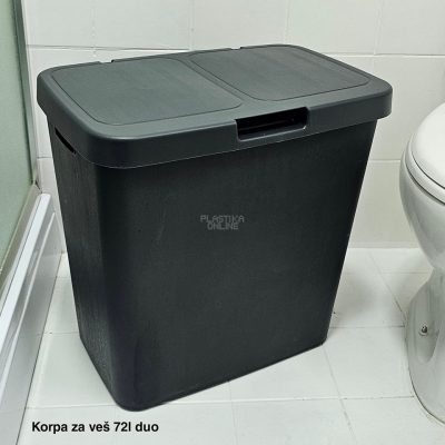Korpa za veš 72l, korpe za ves, korpa za ves, plasticne korpe za ves, korpa za prljav ves, uske korpe za ves