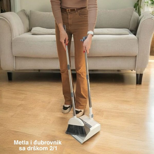 Metla i đubrovnik sa drškom 2, djubrovnik, metla i djubrovnik, metle, đubrovnik sa drškom, metla sa djubrovnikom, plastične metle